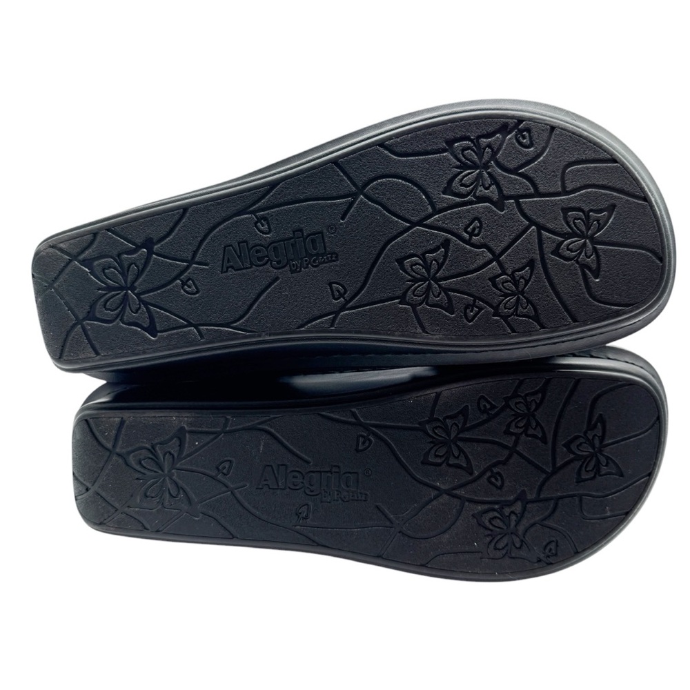 NEW Alegria Vienna Oiled Black Sandals Women’s EU 40 US 9.5-10 Comfort - Picture 12 of 15